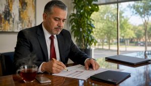 CPA consulting Addison business at desk