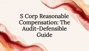 Decorative professional blog post title card illustration