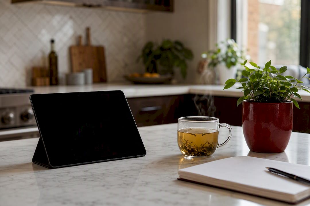 Tablet and calendar tools for quarterly sales tax filing planning
