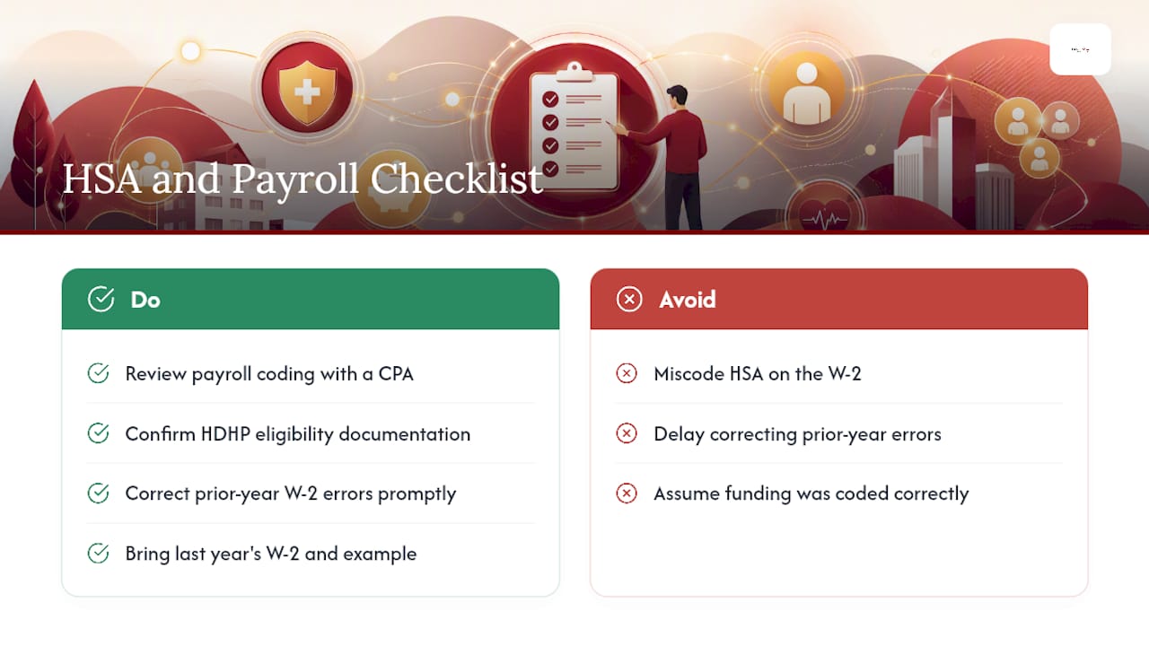 Get Your HSA and Payroll Reporting Right the First Time — overview diagram