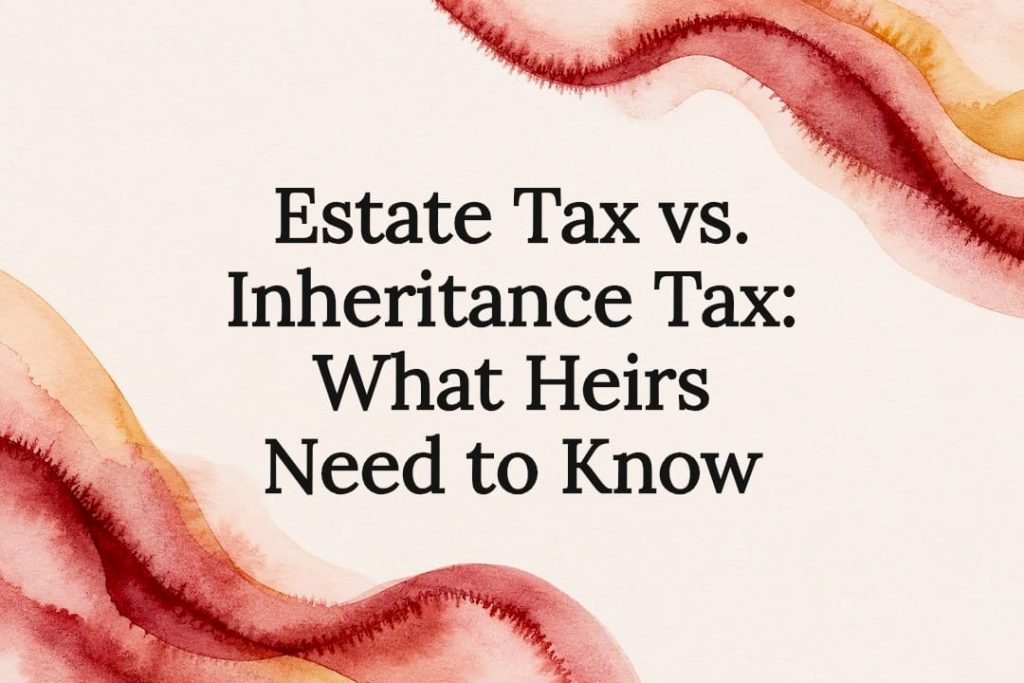 Decorative title card illustration for tax article