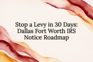 Decorative IRS notice roadmap title card