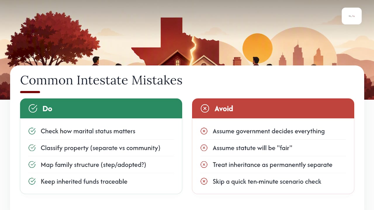 What People Get Wrong About Intestate Succession — overview diagram