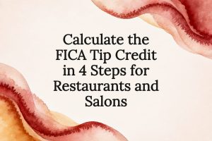 Decorative FICA tip credit title card