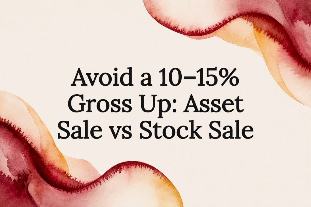 Decorative asset sale title card illustration