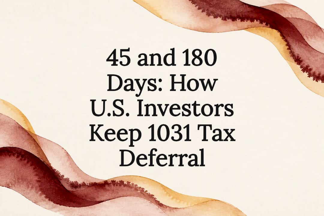 Decorative 1031 exchange title card